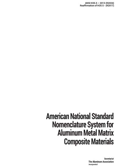 Standards PDF Cover Page