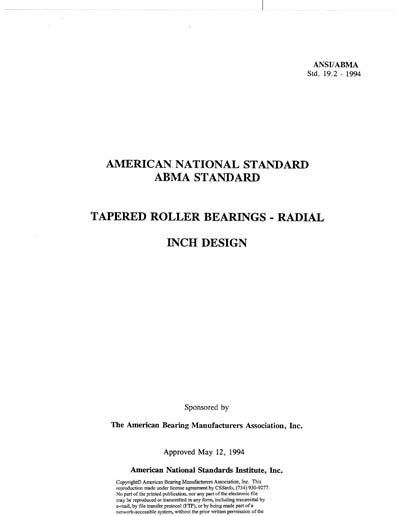 Standards PDF Cover Page