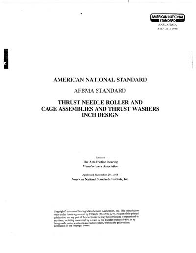 Standards PDF Cover Page