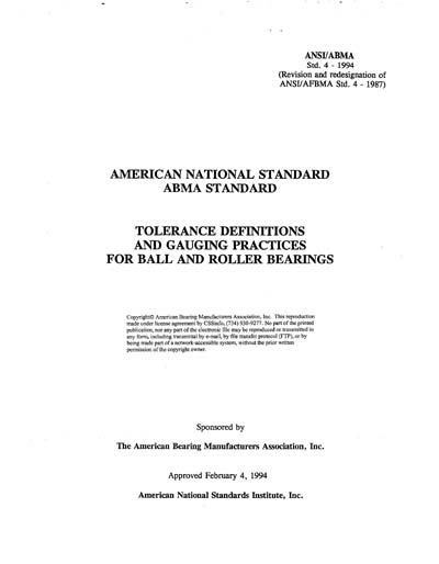 American Bearing Manufacturers Association