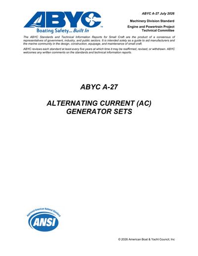 Standards PDF Cover Page