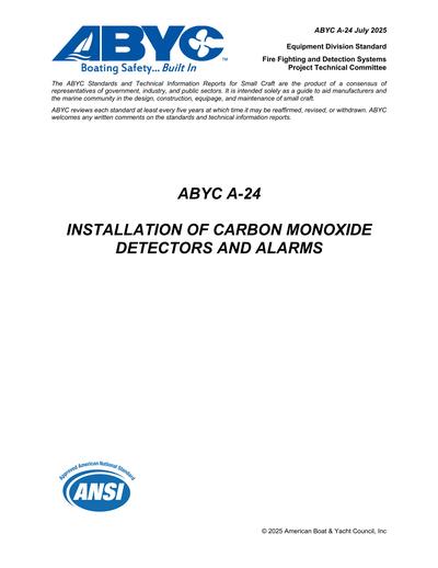 Standards PDF Cover Page