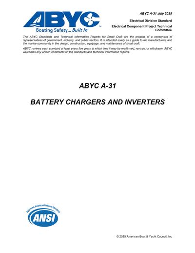 Standards PDF Cover Page