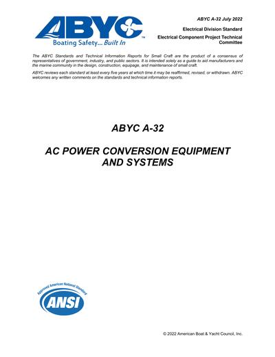 Standards PDF Cover Page