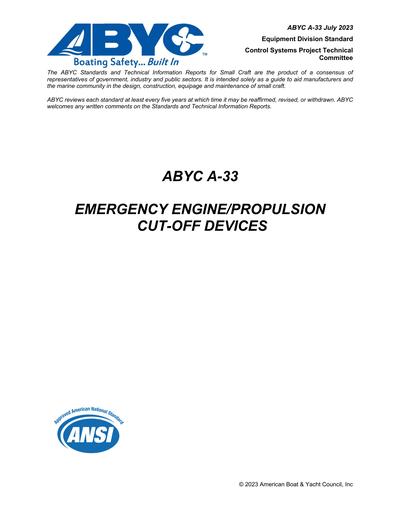 Standards PDF Cover Page