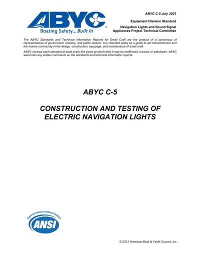 Standards PDF Cover Page