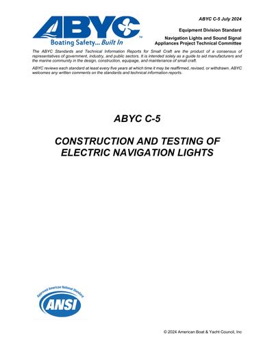 Standards PDF Cover Page