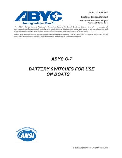Standards PDF Cover Page