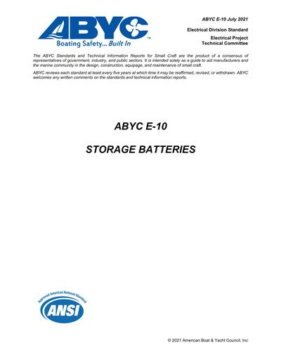Standards PDF Cover Page