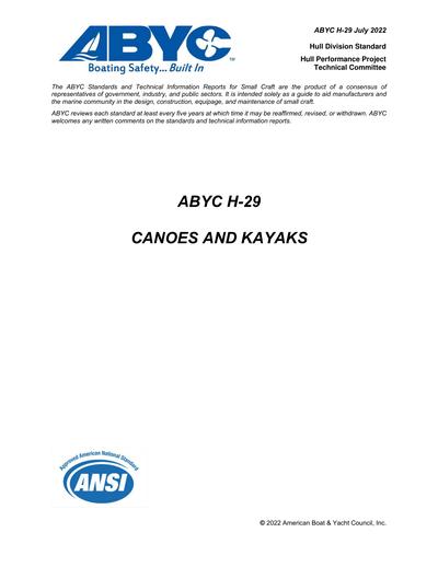Standards PDF Cover Page