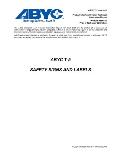 Standards PDF Cover Page