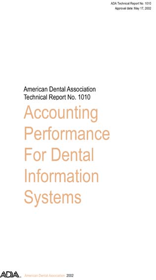 Standard Dental Chart Of Accounts