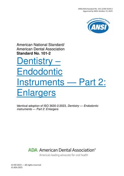 Standards PDF Cover Page