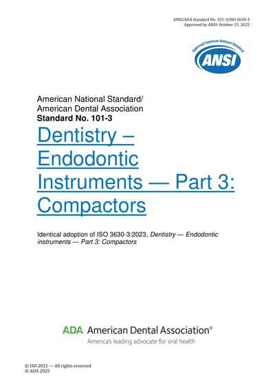 Standards PDF Cover Page