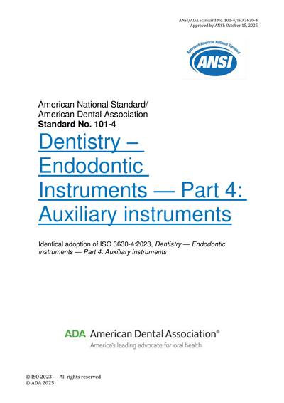 Standards PDF Cover Page