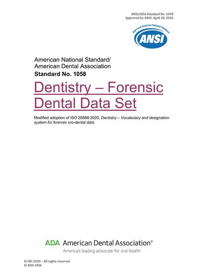 Standards PDF Cover Page