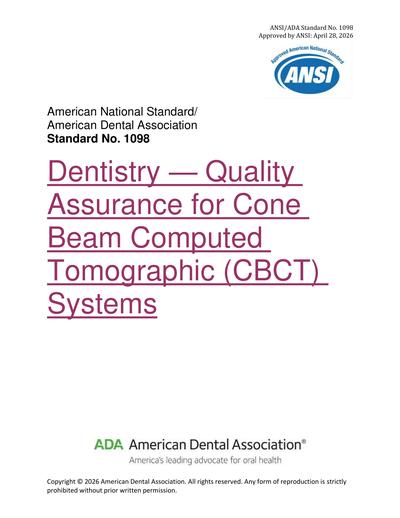 Standards PDF Cover Page