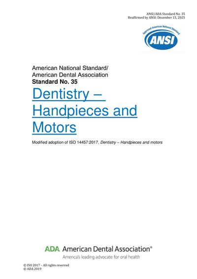 Standards PDF Cover Page