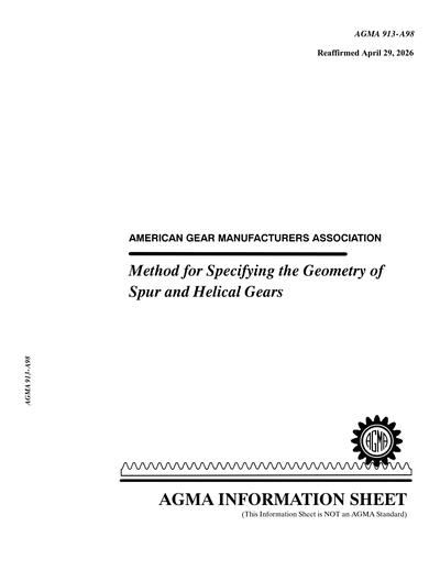 Standards PDF Cover Page