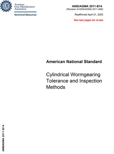 Standards PDF Cover Page