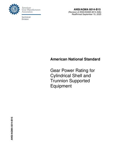 Standards PDF Cover Page
