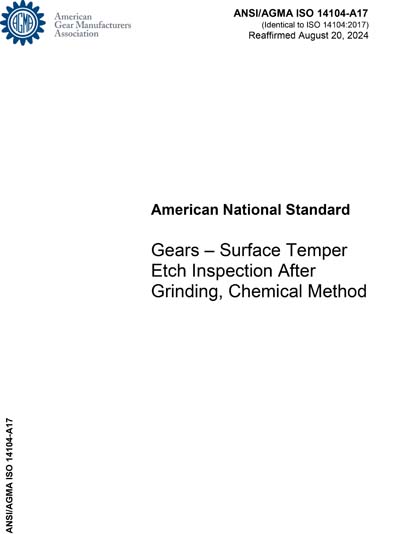 Standards PDF Cover Page