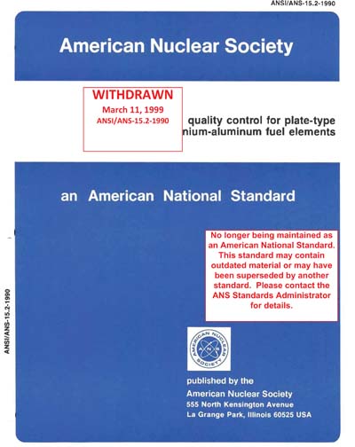 Standards PDF Cover Page