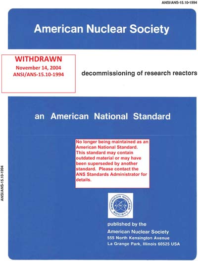 Standards PDF Cover Page