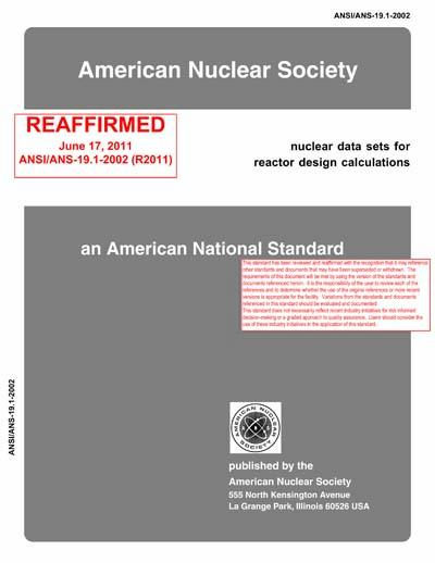 Standards PDF Cover Page