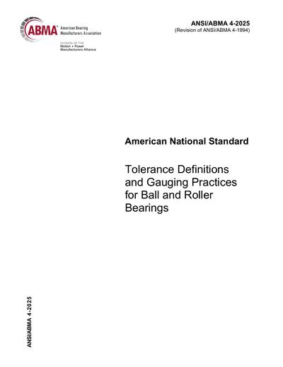 Standards PDF Cover Page
