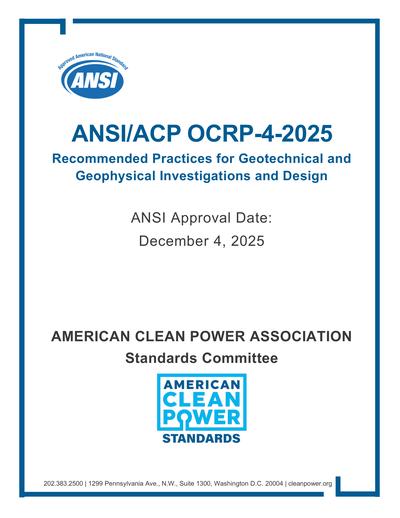 Standards PDF Cover Page
