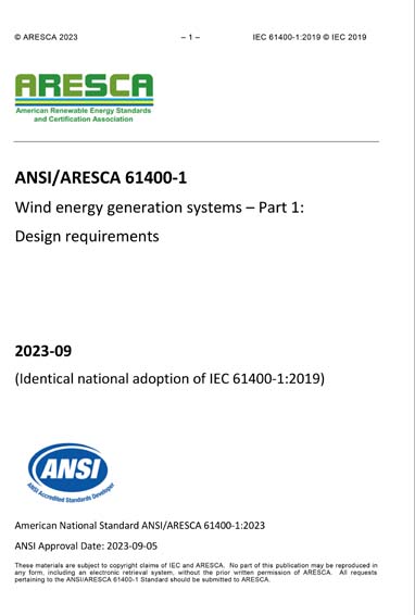 Standards PDF Cover Page