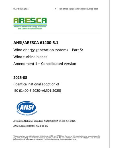 Standards PDF Cover Page