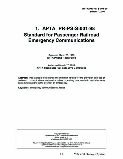 Standards PDF Cover Page