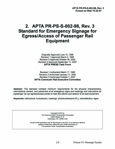 Standards PDF Cover Page