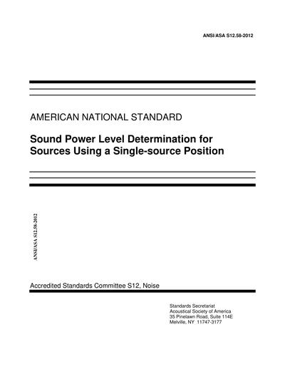 Standards PDF Cover Page