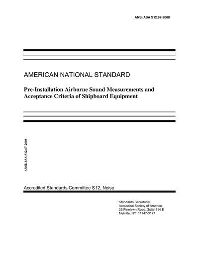Standards PDF Cover Page