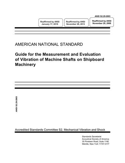 Standards PDF Cover Page