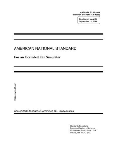 Standards PDF Cover Page