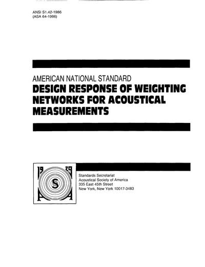 Standards PDF Cover Page
