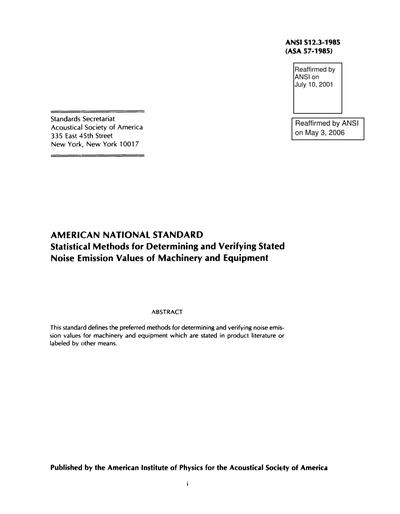 Standards PDF Cover Page