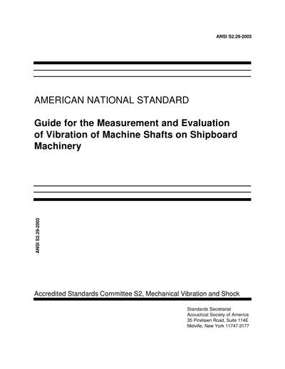 Standards PDF Cover Page
