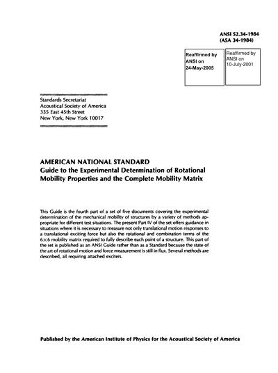 Standards PDF Cover Page