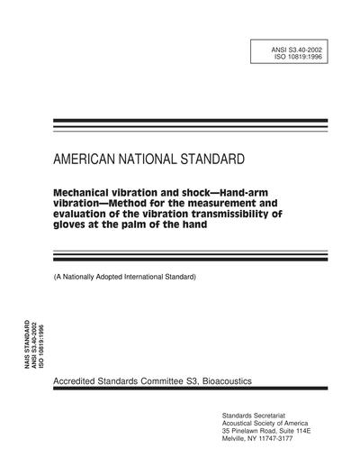 Standards PDF Cover Page