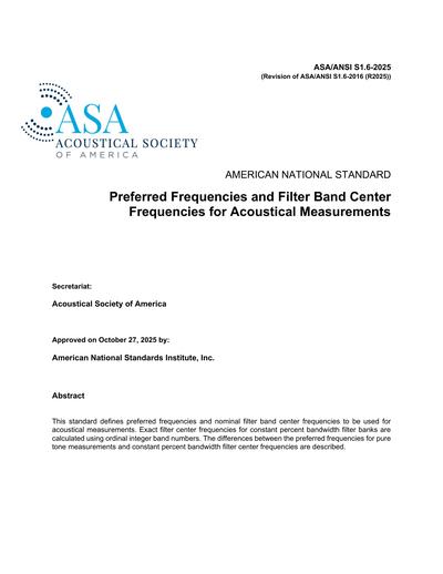 Standards PDF Cover Page