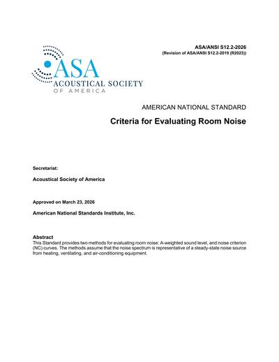 Standards PDF Cover Page