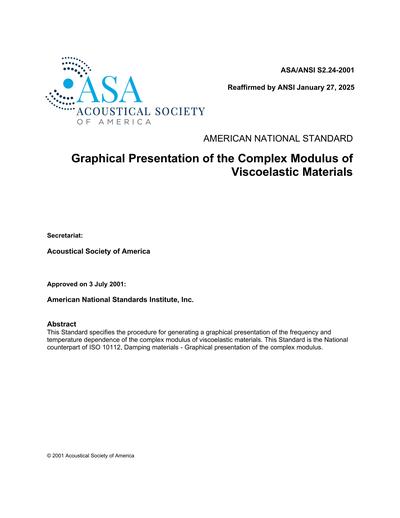 Standards PDF Cover Page
