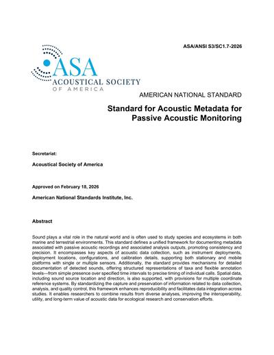 Standards PDF Cover Page