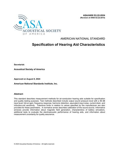 Standards PDF Cover Page
