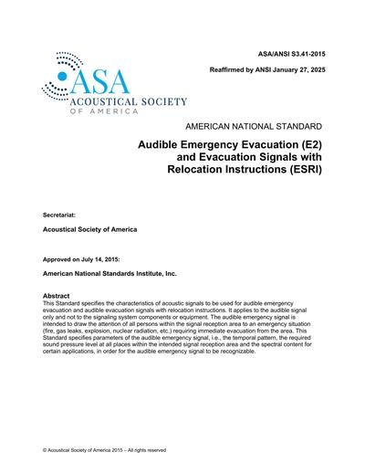 Standards PDF Cover Page